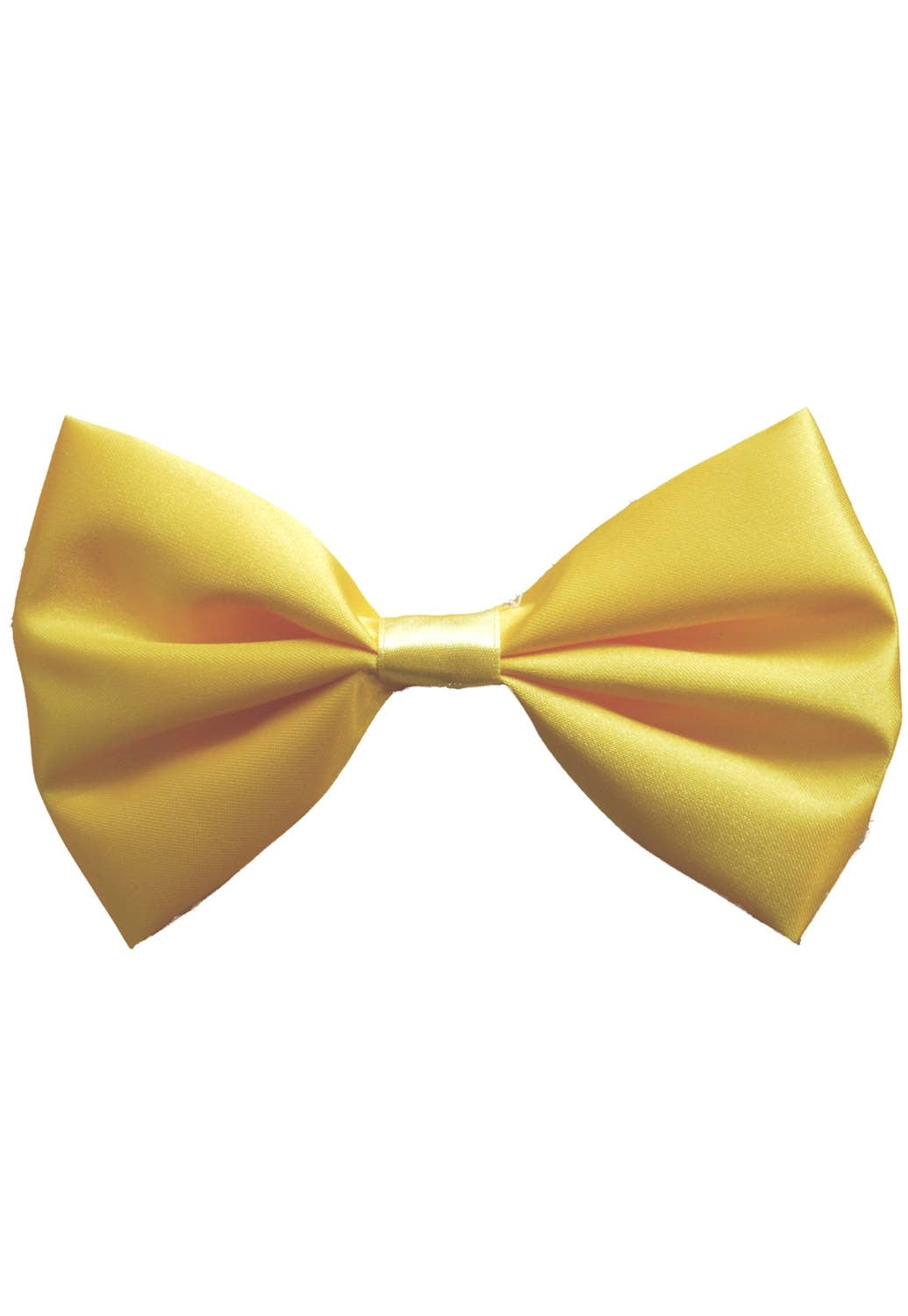 Yellow Satin Clown Costume Bow tie Accessory