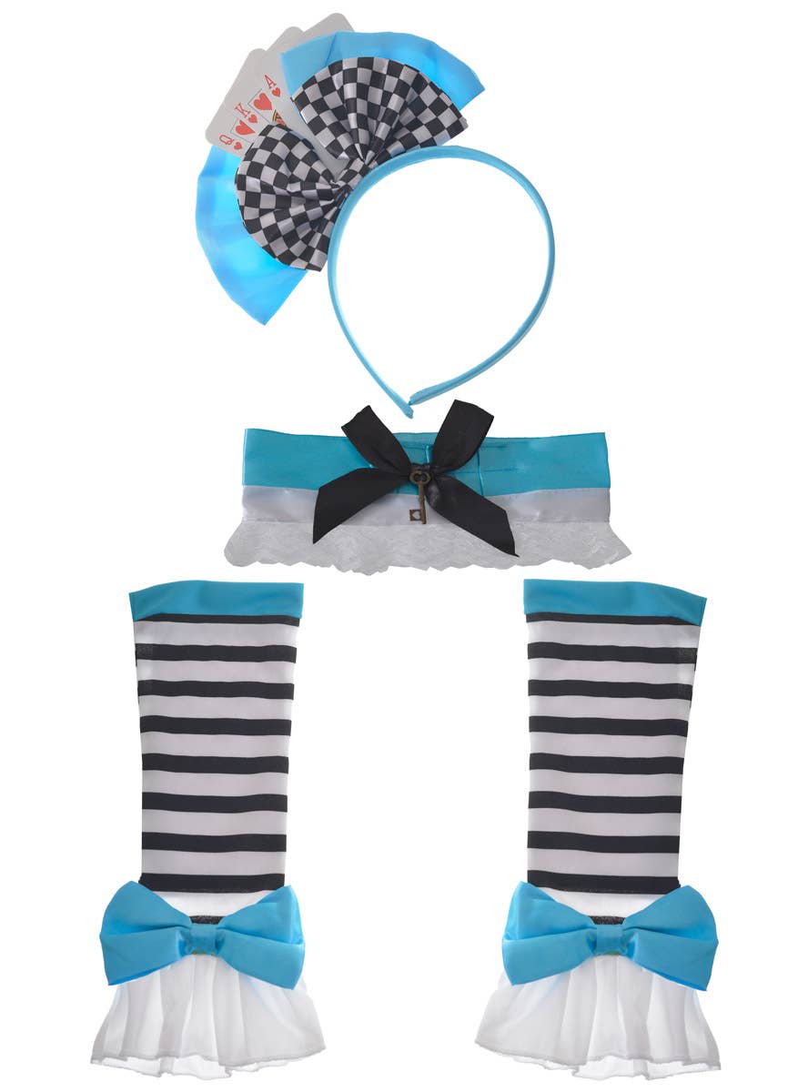 3 Piece Alice in Wonderland Costume Accessory Set - Main Image