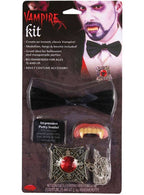 Dracula Vampire Costume Accessory Kit with Fangs