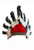 Red and Black Indian Chief Feather Headdress Costume Accessory