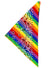 Rainbow Striped Bandanna Costume Accessory