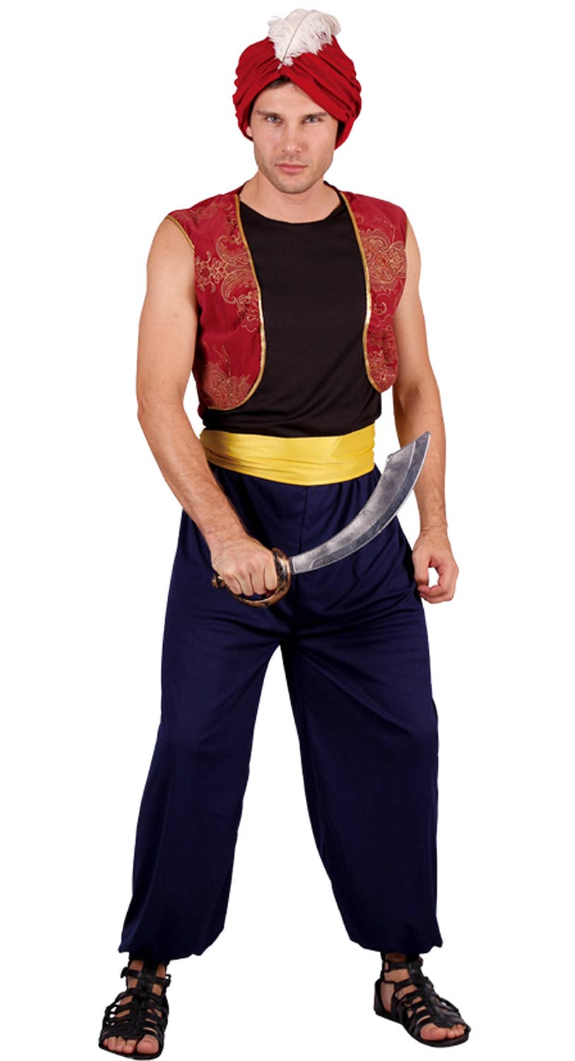 Men's Persian Prince International Fancy Dress Costume Main Image