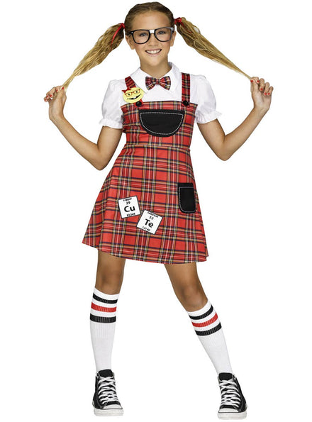 Image of Head of the Class Teen Girl's School Nerd Costume - Main Photo