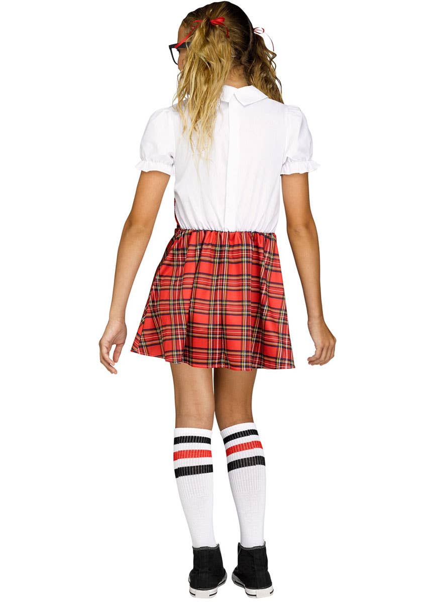 Image of Head of the Class Teen Girl's School Nerd Costume - Back Photo