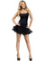 Women's Black Petticoat Costume Dress