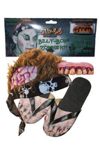 Billy Bob Zombie Halloween Costume Kit with Hair, Feet And Teeth