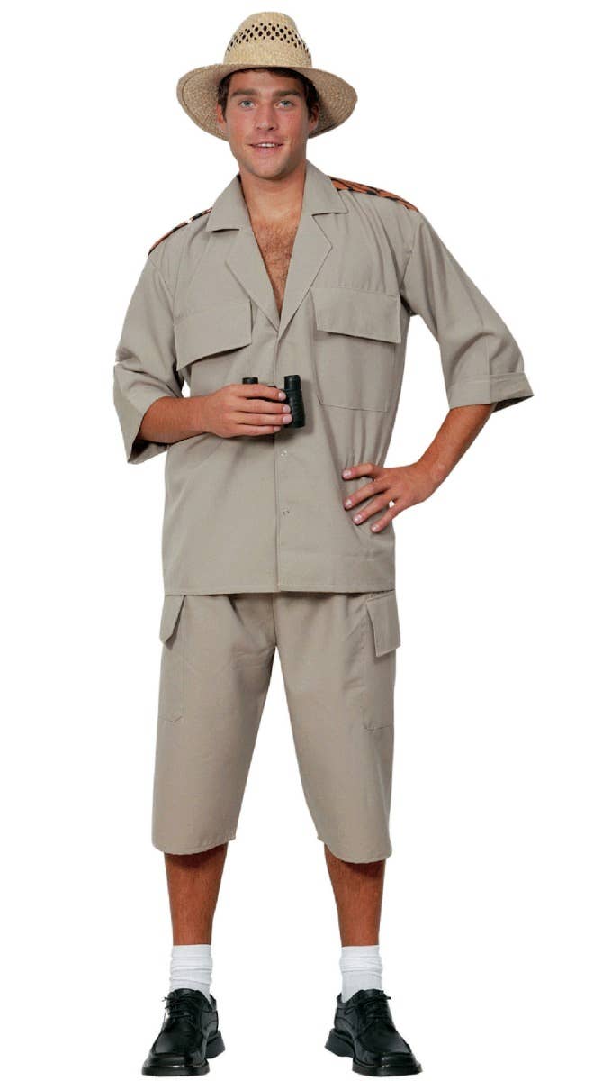 Image of Crocodile Hunter Mens Safari Fancy Dress Costume