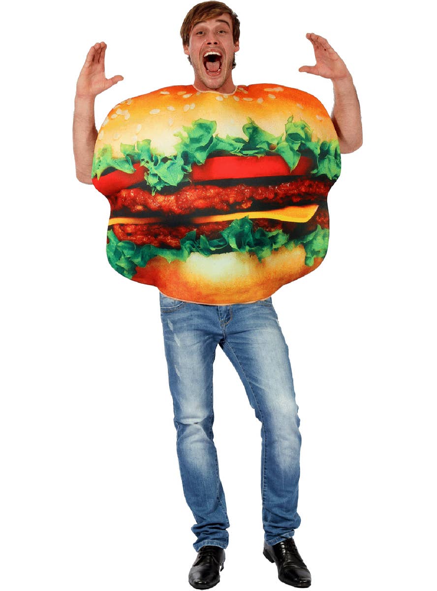 Adult's Hilarious Burger Fancy Dress Costume