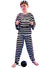 Image of Black and White Convict Costume for Boys