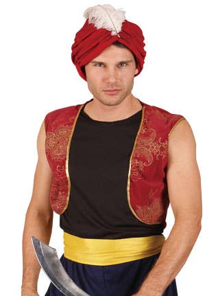 Men's Persian Prince International Fancy Dress Costume Close Up Image