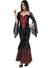 Red and Black Vampiress Women's Halloween Costume