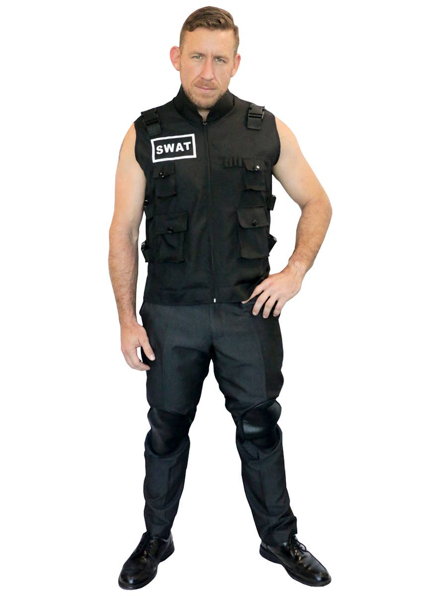 Men's SWAT Uniform Fancy Dress Costume