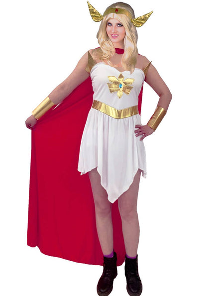 Womens She-Ra Fancy Dress Costume