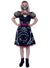 Image of Womens Halloween Costume, Plus Size Womens Black and Red Ouija Board Costume