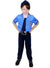 Blue Police Uniform Costume for Boys
