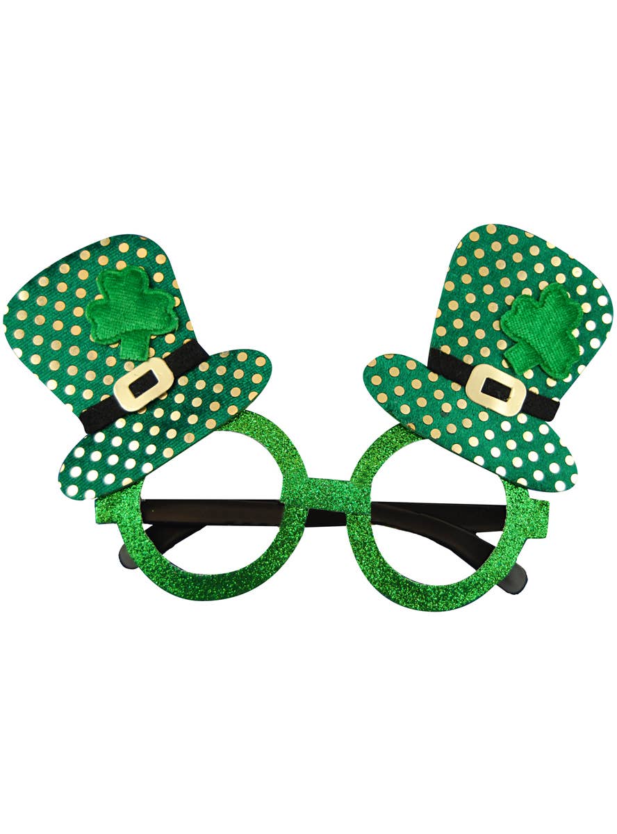 Novelty Irish Leprechaun Hat Costume Glasses