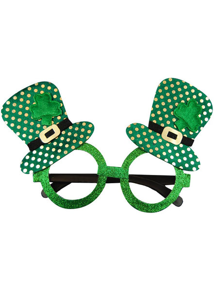 Novelty Irish Leprechaun Hat Costume Glasses