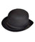 Traditional Black Feltex Bowler Hat Costume Accessory