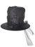 Grey Tattered Plush Halloween Costume Hat