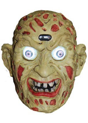 Animated Freddy Krueger Head Halloween Prop