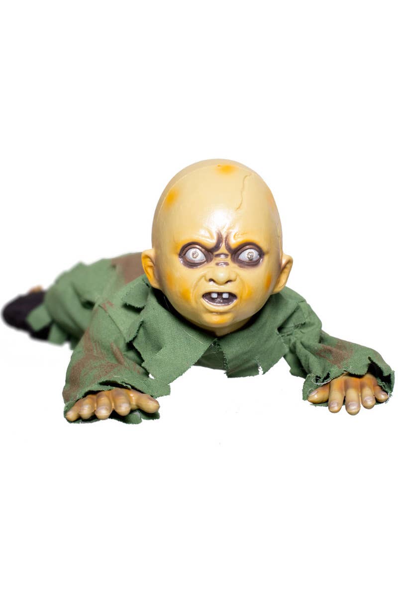 Creepy Crawling Zombie Baby Animated Halloween Decoration with Sounds Alt Image