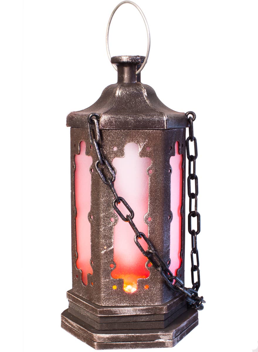 Metal Look Antique Style Lantern with Lights and Sounds - Main Image