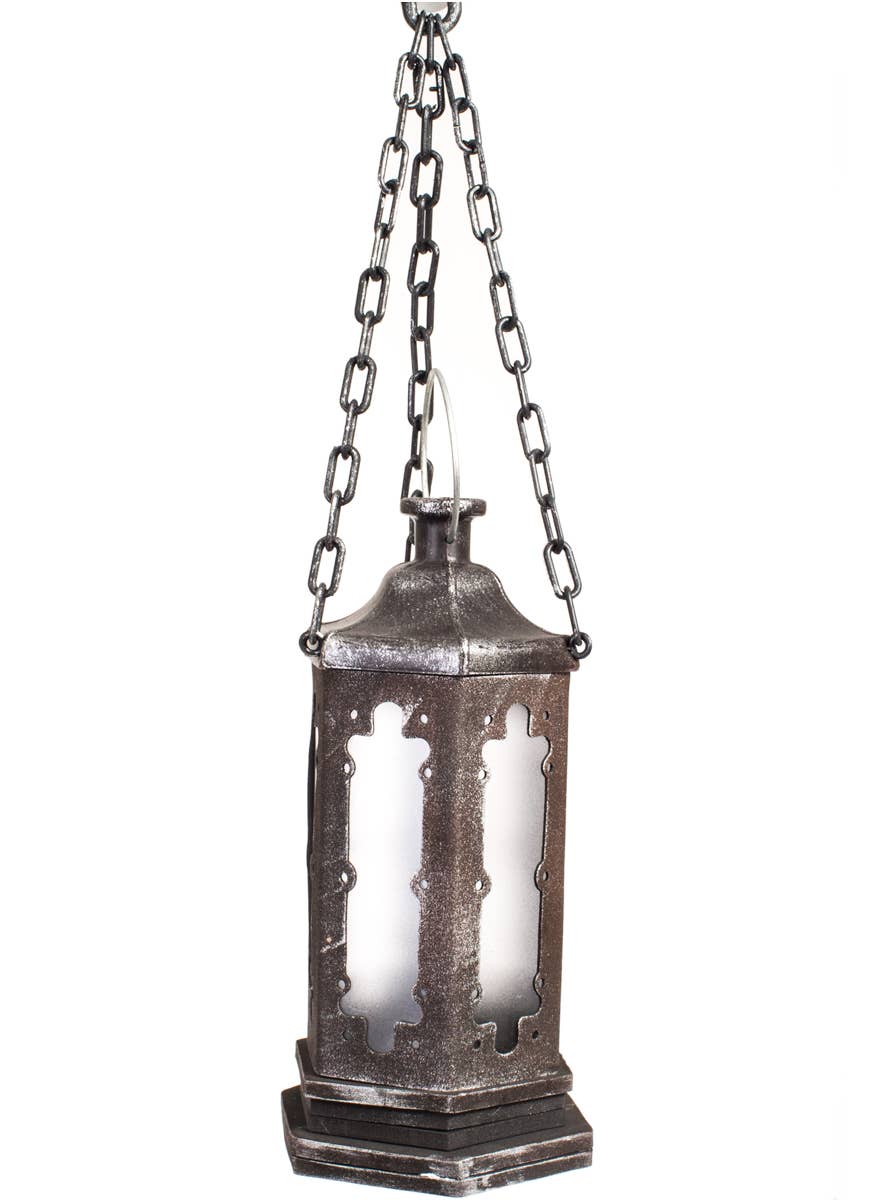 Metal Look Antique Style Lantern with Lights and Sounds - Alternative Image