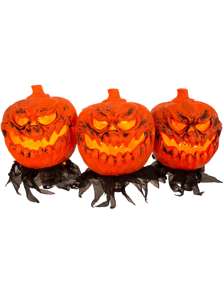 Pumpkin Head Light Up Garden Stakes Halloween Decoration