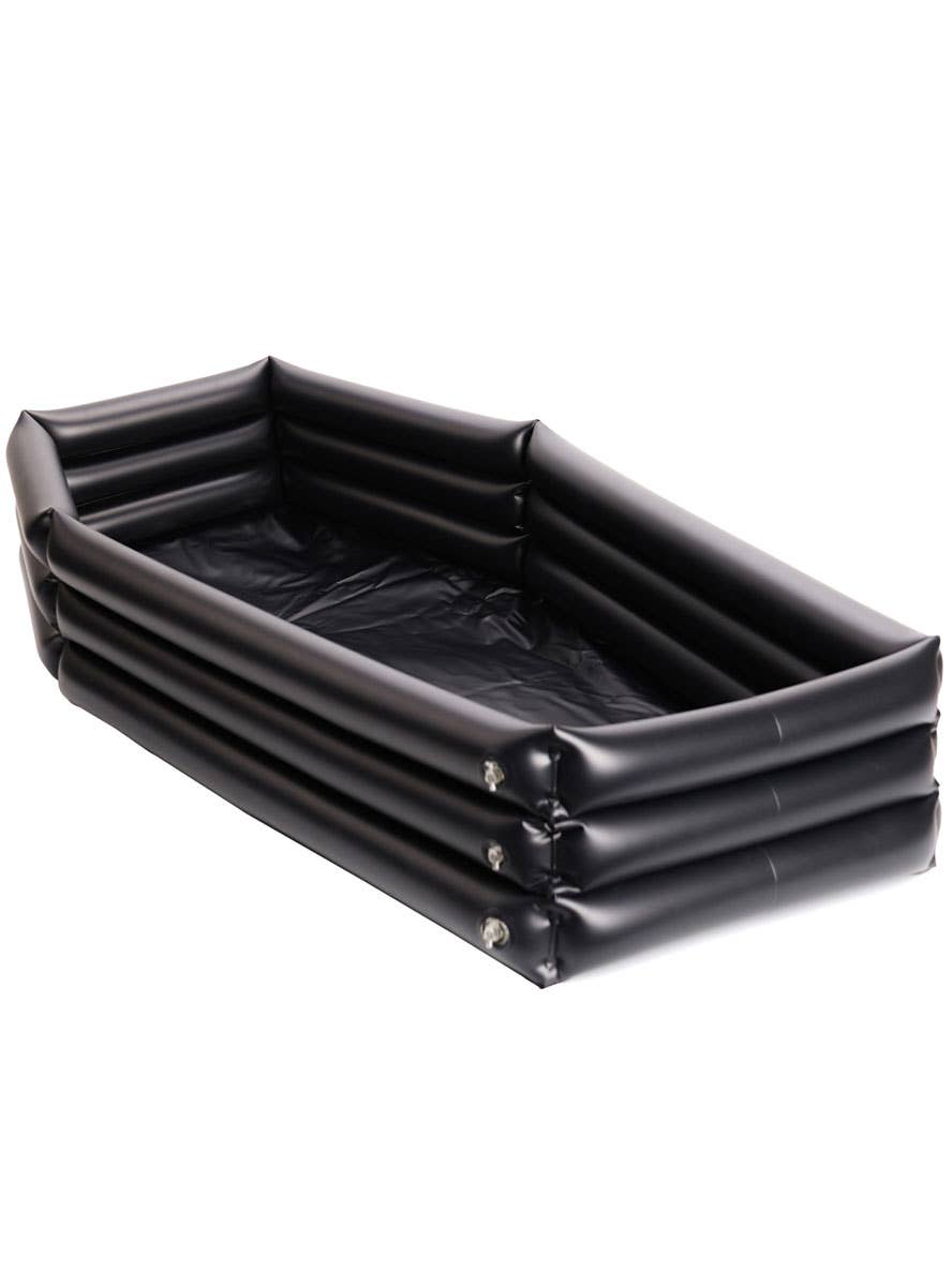 Black Inflatable Coffin Drink Cooler Halloween Decoration