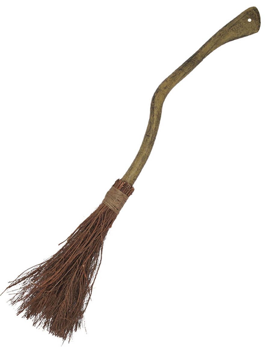 Crooked Witch Broom Halloween Costume Accessory