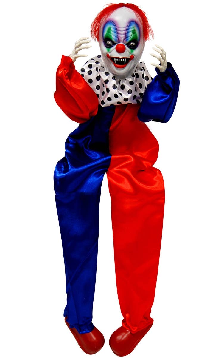 Sitting Clown with Sound and Movement Halloween Decorations - Main Image