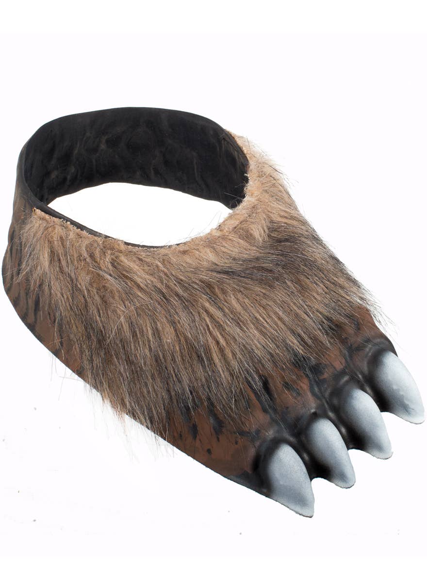 Brown Werewolf Foot Shoe Covers - Alternate Image