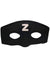 Basic Black Zorro Cheap Costume Mask