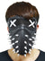 Black Latex Halloween Costume Mask with Spikes