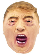 Adults Funny Full Head Donald Trump Latex Costume Mask - Main Image