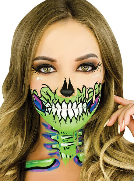 Meltdown Neon Skeleton Makeup Kit - Main Image