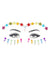 Stars and Dots Rainbow Pride Stick On Face Gems - Main Image