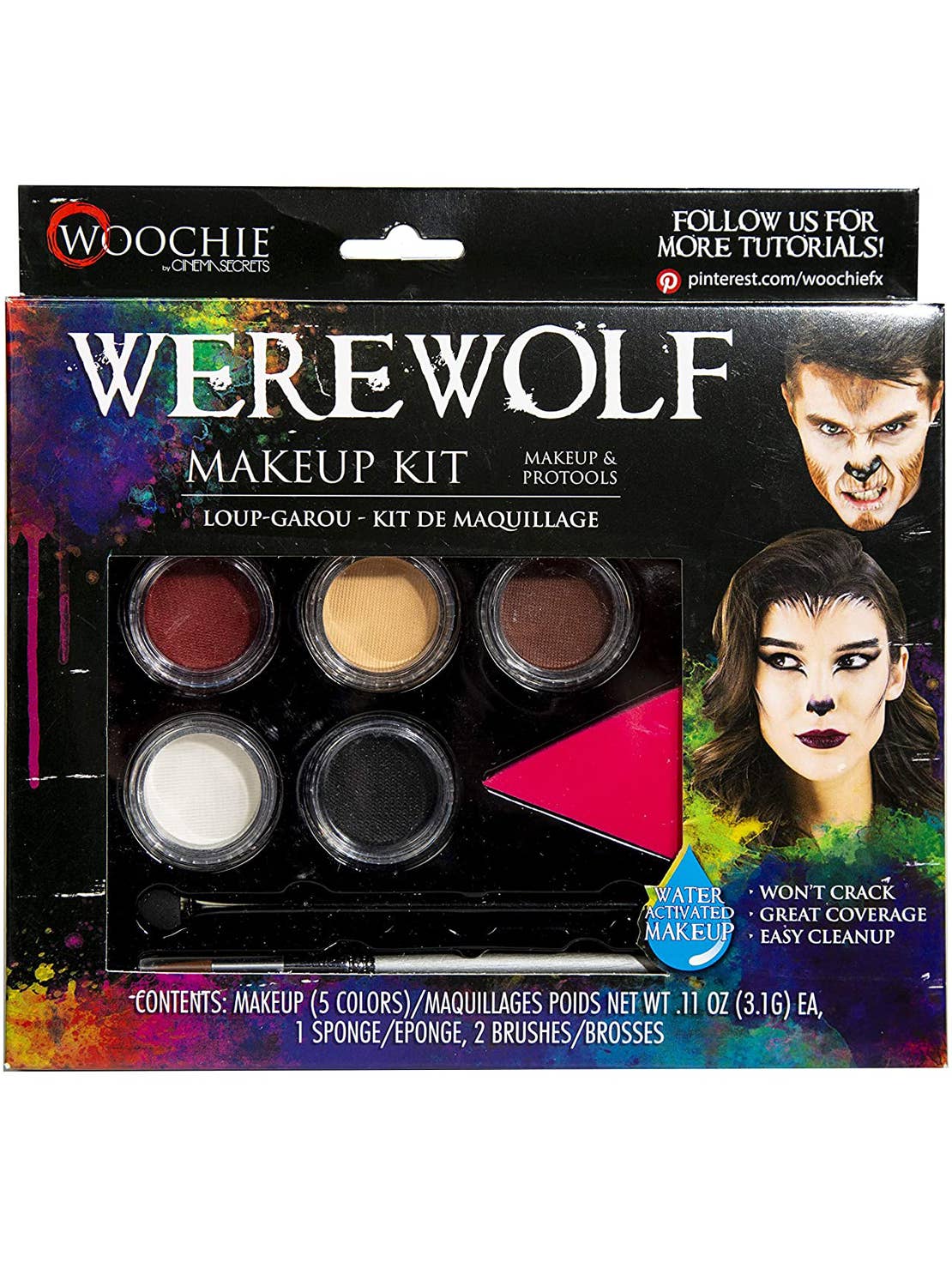 Werewolf Makeup Kit - Packaging Image