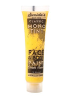 Bright Yellow Monotint Cream Based Costume Mask