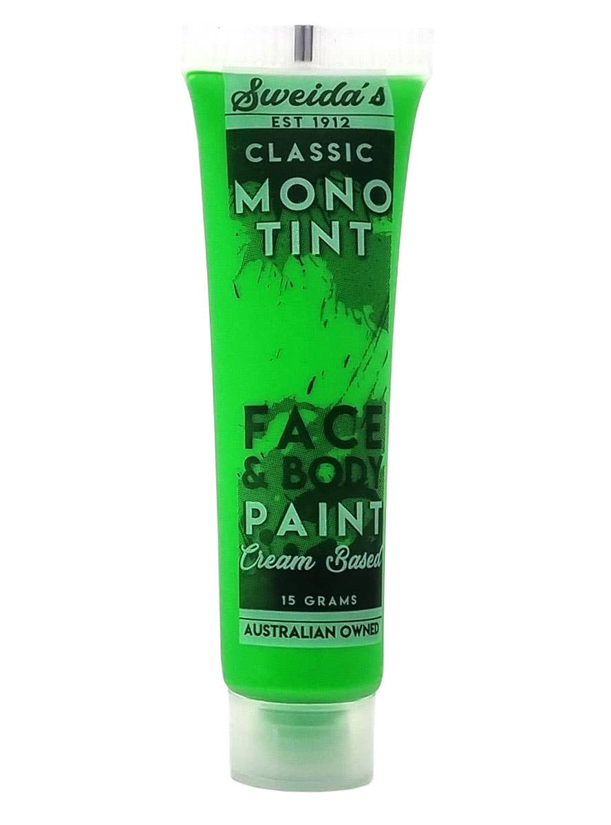 UV Neon Green Monotint Cream Based Costume Mask - Main Image