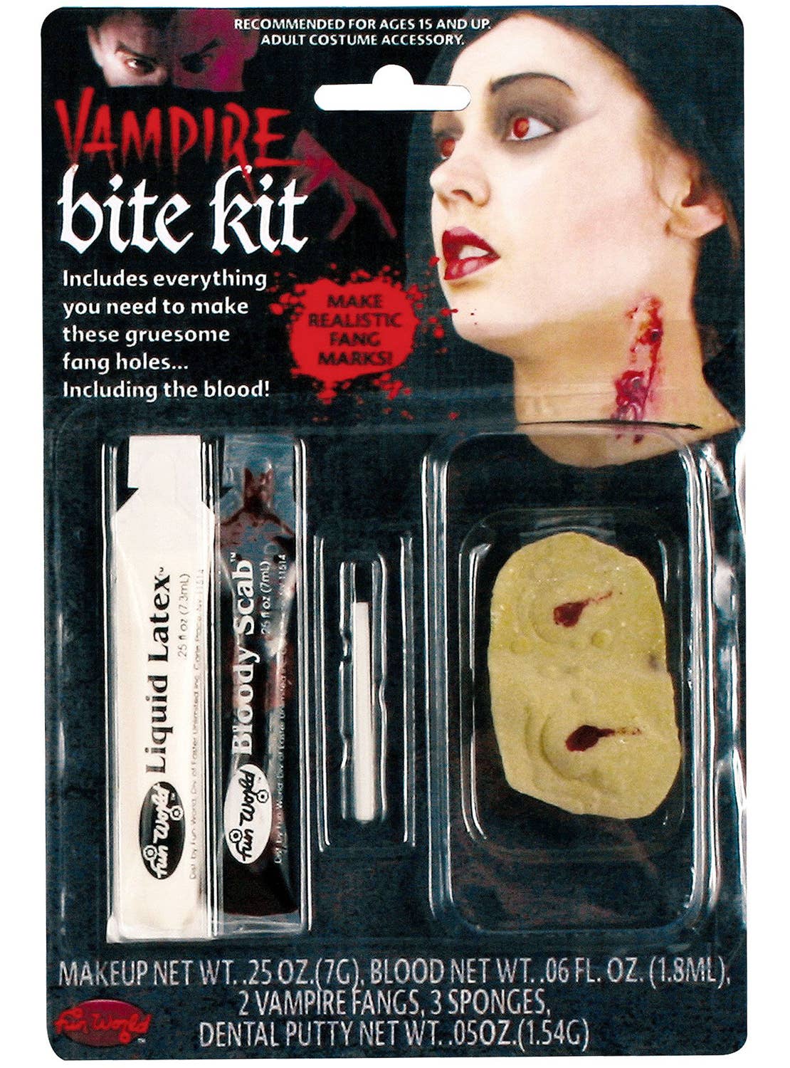 Gorey Vampire Bite Halloween Makeup Kit