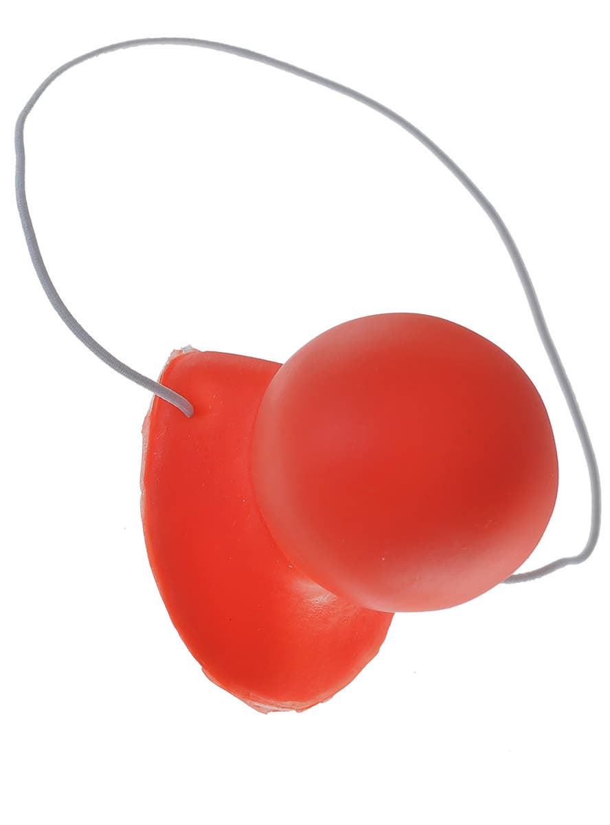 Red Honking Clown Nose Costume Accessory - Main Image