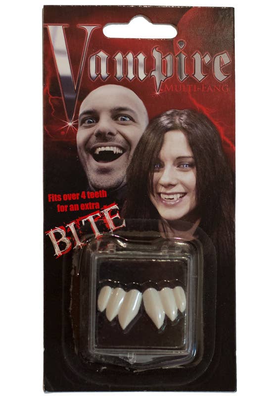 Adult's Vampire Halloween Custom Fitting Fangs Main Image