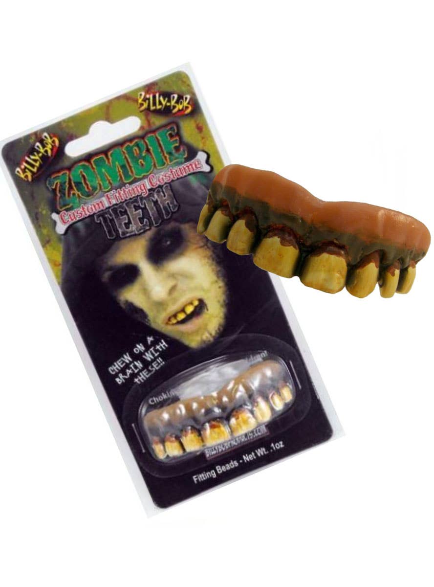 Billy Bob Custom Fit Novelty Feral Zombie Costume Accessory Teeth