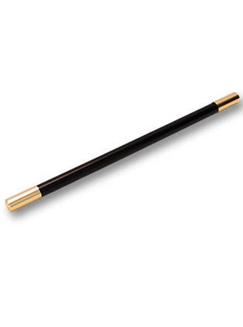 Black and Gold Magicians Magic Wand Costume Accessory