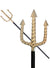 King of Atlantis Gold Trident of Neptune Costume Accessory