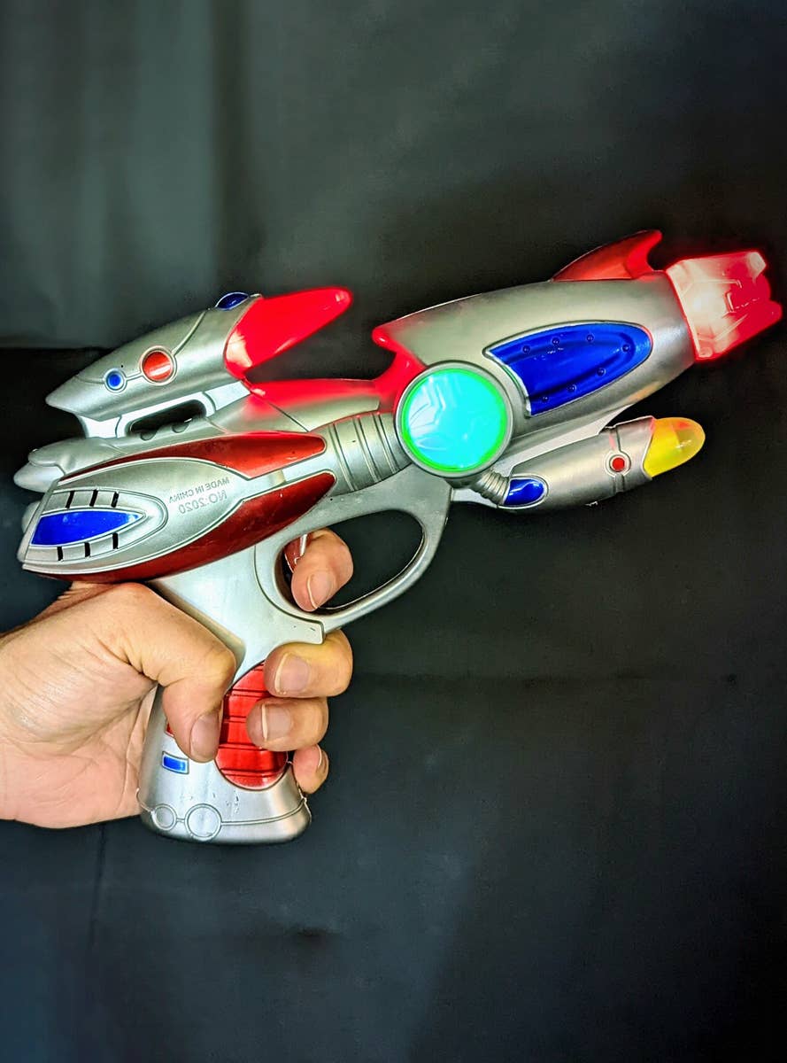Lights and Sounds Space Blaster Costume Gun - Alternate Image