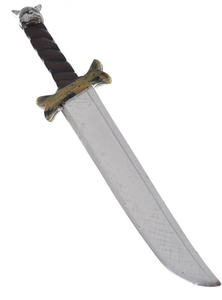 Silver Blade and Brown Handle Olden Machete Costume Accessory - Main Image