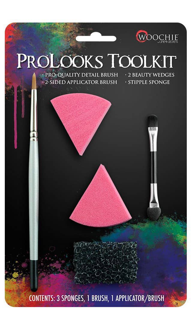 Makeup Sponge and Brush Special Effects Applicator Set Main Image