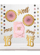 Image of Sweet 16 Pink and Gold 12 Pack Room Decorating Kit